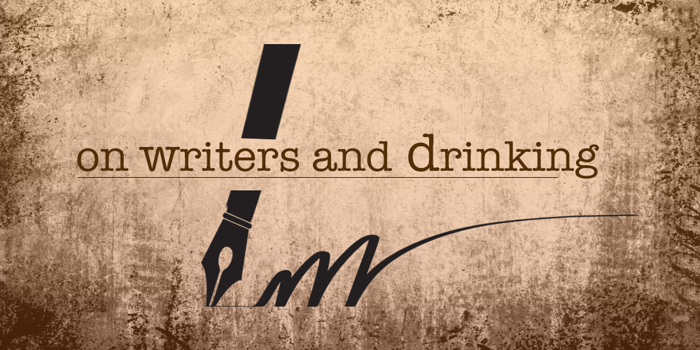 This image portrays What Drives Writers to Drink by Addiction Poetry.