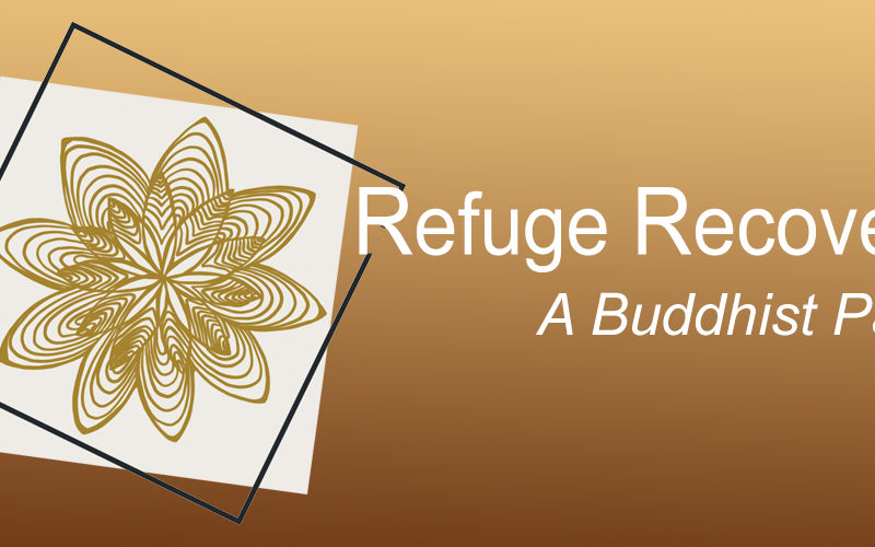 This image portrays Refuge Recovery by Addiction Poetry.